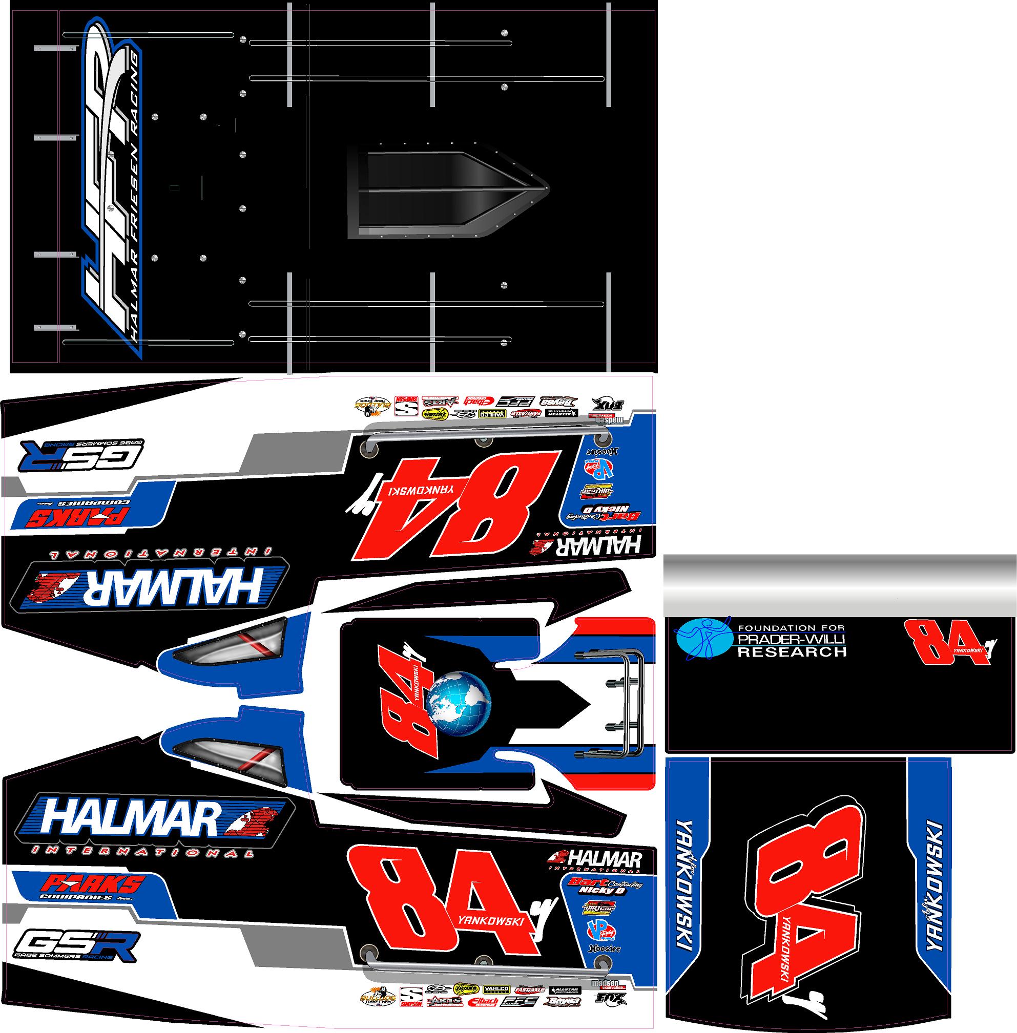 Alex Yankowski 84y HALLMAR mudboss wrap